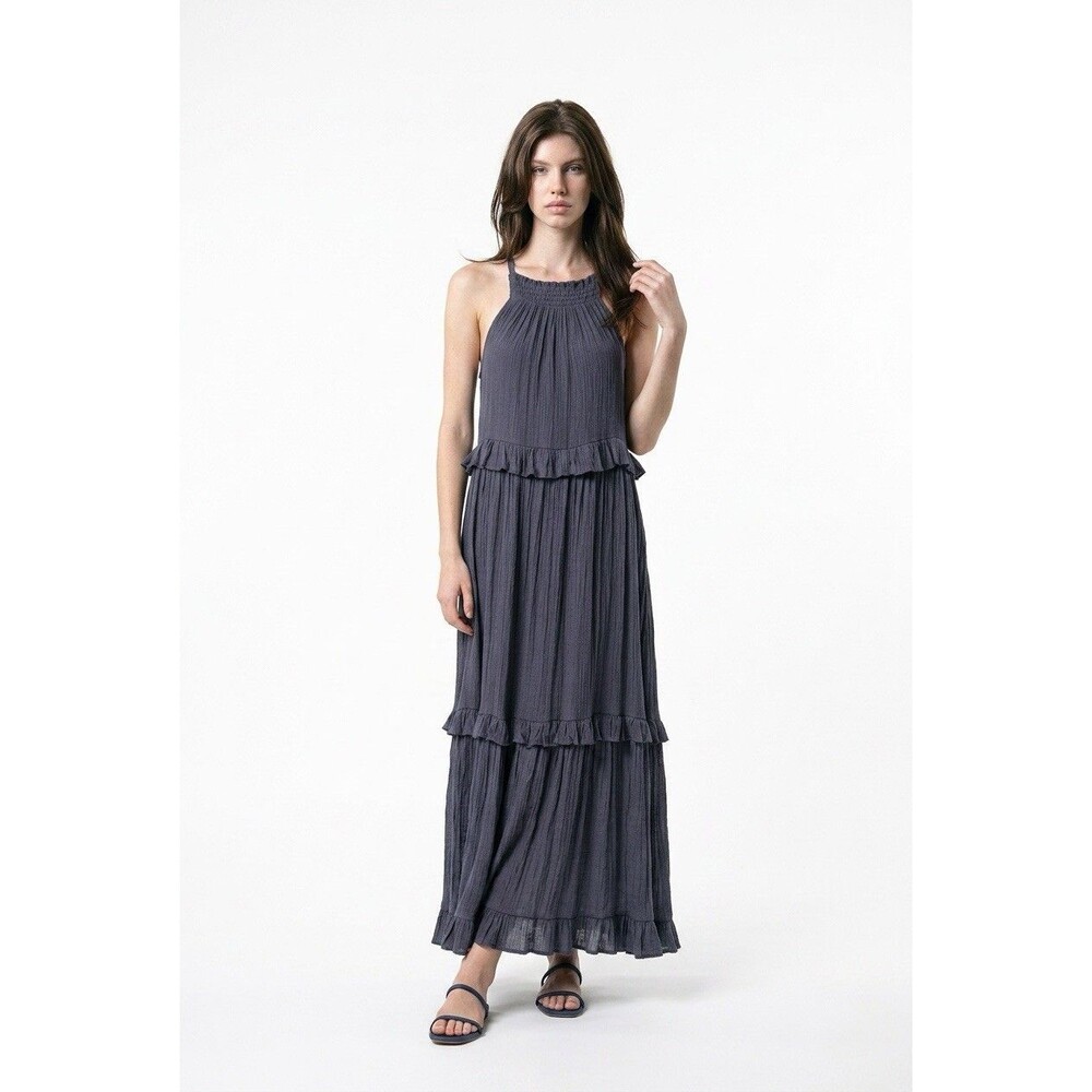 Listicle Women's Small Blue Maxi Racerback Dress